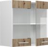 Küchenglasschrank R-Line Artisan-Eiche 60 cm Vicco Bild 4