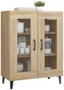 Sideboard, Kommode Sonoma-Eiche 69,5x34x90 cm Holzwerkstoff j3006p Bild 4
