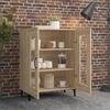 Sideboard, Kommode Sonoma-Eiche 69,5x34x90 cm Holzwerkstoff j3006p Bild 3