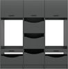 Waschmaschienenumbau Set (B/H/T: 183x195x68 cm) in anthrazit Nachbildung Bild 2