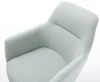 Drehstuhl Pejo-Flex Stripes Mint Kreuzgestell konisch Edelstahl 180° drehbar Bild 4