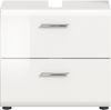 INOSIGN Waschbeckenunterschrank Florenz, Breite 60 cm, 2 Schubkästen, inkl. Siphonausschnitt hochwertige MDF Front, Griff chromglänzend, Badschrank, Bad Bild 3
