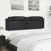 vidaXL Kopfteil-Kissen Schwarz 180 cm Kunstleder 374804 Bild 4