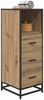 vidaXL Badezimmermöbel-Set mit Regal Artisan-Eiche 35 x 37,5 x 100 cm 883606 Bild 3