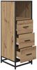 vidaXL Badezimmermöbel-Set mit Regal Artisan-Eiche 35 x 37,5 x 100 cm 883606 Bild 5