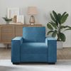 vidaXL Sessel Blau 100x78x84 cm Samt 4105009 Bild 3