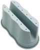 KHW | Flowerclip XL 2er-Set | Mintgrün | Pflanzgefäße für Balkon- & Geländerbegrünung | wetterfest & UV-beständig | Zwei Pflanzkammern | für Geländer Ø bis 6 cm | dekorativ & stabil | Made in Germany Bild 2