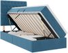 vidaXL LED-Speicherbett mit Matratze Dunkelblau 100 x 200 cm Samt 3372709 Bild 2