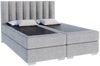 FDM Boxspringbett Polsterbett Stauraumbett Springbett 140x200, 160x200, 180x200cm (MADE IN EU - mit hochwertigem Velours Bezug, Kontinentalbett, dekorativem Kopfteil, Boxspring, mit großen gepolsterten Kopfteil, mit Bettkasten zum aufklappen), zwei Bet... Bild 3