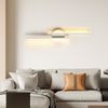 Riserva LED Wandleuchte LED Wandleuchte Innen Weiß 24W, Wandlampe Warmweiß Treppenhaus, Minimalistischer Stil, einfache Installation, augenschonendes Design Bild 3
