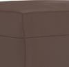 vidaXL Fußhocker Braun 60 x 50 x 41 cm Kunstleder [349289] Bild 5