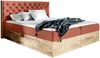 99rooms Galaxy Boxspringbett 200x200 cm Velours MONOLITH Korallenrot Bild 4