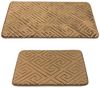 HOMELUX Badematte Rutschfeste Badematte Set Wasserabsorbierend Badteppich Set, fur Bbodenheizungsgeeignet, schnelltrocknend, strapazierfahig, Größe: 60x100cm+60x50cm Bild 4