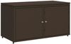 vidaXL Gartenschrank Braun 110x55x60,5 cm Poly Rattan 365568 Bild 2