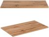 Badezimmer Set mit Waschtisch 100 cm, Aufsatzwaschbecken XANTEN-56 in anthrazit mit Eiche Nb. schwarz gerillt, B/H/T: ca. 150/200/46,5 cm Bild 4