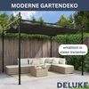 Terrassenüberdachung mit Schiebedach OLIMP Anthrazit 395x292x230cm Pergola Garten Pavillon Rankhilfe Sonnenschutz Gartenpergola Gartenpavillon mit Sonnendach Bild 4