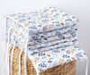 Loolay Bettnestchen PREMIERE! Blumenwiese BLAU Bettumrandung 420, 360, 210, 180 x30cm, (Babynestchen Bettsprossen Kopfschutz Babyausstattung Türkis Blumen BABYNEST, 100% Baumwolle Babybett Bettschutzgitter Umrandung), LOOLAY® - 100% Europäische Stoffe ... Bild 3