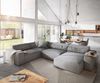 Wohnlandschaft Sirpio XL 360x260 cm Mikrofaser Grau Recamiere variabel Bild 2