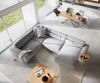 Wohnlandschaft Sirpio XL 360x260 cm Mikrofaser Grau Recamiere variabel Bild 5