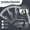 Symino Gaming Stuhl Racing Style 200 kg Belastbarkeit Vintage PU Leder Fußstütze Bild 4