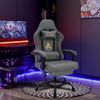 Symino Gaming Stuhl Racing Style 200 kg Belastbarkeit Vintage PU Leder Fußstütze Bild 2