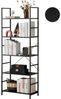 SURFOU Bücherregal Standregal Bookshelf Regal Stehend mit 5 Ebenen, Metallrahmen Freistehendes Regal Wohnzimmer Schlafzimmer Arbeitszimmer Bild 5