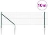 vidaXL Schweißdrahtzaun mit Spikes 10 x 0,6 m PVC-beschichteter Stahl 3352040 Bild 3