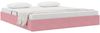 vidaXL Ottoman Bettgestell mit Speicher Rosa 180 x 200 cm Samt 3442903 Bild 3