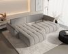 Ecksofa Schlafsofa MISATO Stoff Monolith Dunkelblau Ottomane Links Bild 2