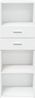 vidaXL Highboard Weiß 45x42,5x124 cm Holzwerkstoff 846166 Bild 4