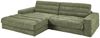 KAWOLA Sofa LANA Ecksofa Cord olivgrün Recamiere links 83 x 205 x 296 cm Bild 4