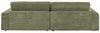 KAWOLA Sofa LANA Ecksofa Cord olivgrün Recamiere links 83 x 205 x 296 cm Bild 5