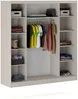 Vente-unique - OCHIRA Wardrobe and walk-in wardrobe Holz, Platte Beige - B 58,5 cm x H 215,6 cm x L 200,2 cm Bild 4