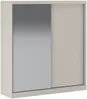 Vente-unique - OCHIRA Wardrobe and walk-in wardrobe Holz, Platte Beige - B 58,5 cm x H 215,6 cm x L 200,2 cm Bild 2