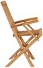 vidaXL Klappbare Gartenstühle 3 Stk. Massivholz Teak 315444 Bild 4