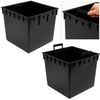 Prosperplast 'Rato' Blumentopf, Polyrattan, Anthrazit, 40 x 40 x 40,8 cm, 37 Liter Bild 4