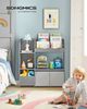 Songmics Bücherregal Kinderregal, Spielzeugregal mit 2 Aufbewahrungsboxen Bild 3