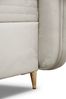Boxspringbett Schlafzimmerbett ALIZE 120x200cm Stoff Fresh Creme Bild 5