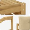 vidaXL Outdoor-Sofagarnitur 8 pcs Weiß und Beige 79 x 79 x 37 cm 3390183 Bild 5
