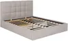 Vente-unique - ELIAVA Bett Stoff Beige - B 213 cm x H 106 cm x L 190 cm Bild 2