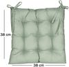 JACK Stuhlkissen JACK Outdoor 38x38cm Sitzkissen Lounge Kissen Sitzkissen Wasserfest, mit Lotus Effekt, robust, strapazierfähig, für Innen & Außen Bild 2