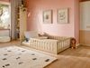 Kids Collective Kinderbett Bodenbett 120x200 cm mit Rausfallschutz & Lattenrost Montessori Bett Bed Gitterbett Kinder Jugendbett Einzelbett | Natur Bild 3