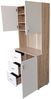 HTI-Living Hochschrank Küchenschrank Weiß/Sonoma Blanca (Stück, 1x Schrank Blanca, ohne Dekoration) Küchenbuffet Hochschrank Bild 5