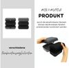 Cofi Brotdosen 3er-Set – Lunchbox / Frühstücksbox – BPA-frei, spülmaschinenfest, stapelbar, 1600 ml Schwarz-Grau Bild 2