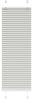 vidaXL Plissee Hellgrau 40x100 cm Stoffbreite 39,4 cm Polyester 4015318 Bild 1