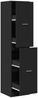 vidaXL Apothekerschrank Schwarz 40x41x174,5 cm Holzwerkstoff 3309646 Bild 2