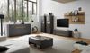 Sideboard Cintia / City, Holzwerkstoff, Schwarz, Holzfarben, 220 x 87 x 40 cm Bild 2