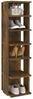 vidaXL Schuhregal Räuchereiche 27,5x27x102 cm Holzwerkstoff 815972 Bild 5