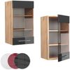 Küchenglasschrank Fame-Line Anthrazit Hochglanz 40 cm Vicco Bild 5
