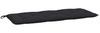 vidaXL Gartenbank-Auflage Schwarz 120x50x7 cm Oxford-Gewebe 361590 Bild 2